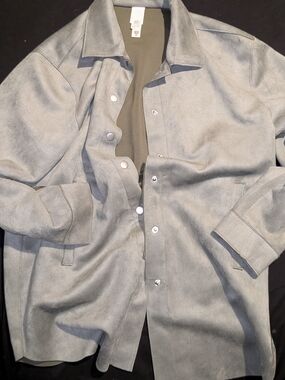 MarlaWynne Stretch Faux Suede shacket